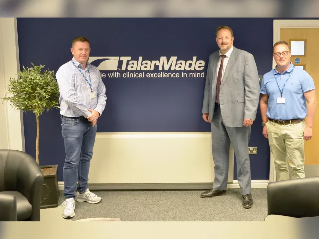 TalarMade welcomes local MP Toby Perkins